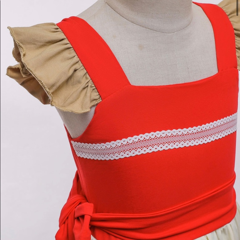 Luxury Embroidered Moana Costume Dress - Picture 3 of 9